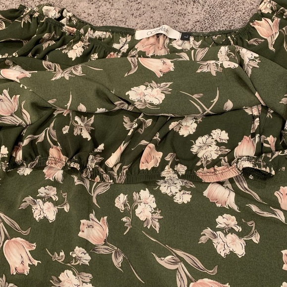 OOTD Fash | Off-the-shoulder Floral Top - Picture 5 of 5